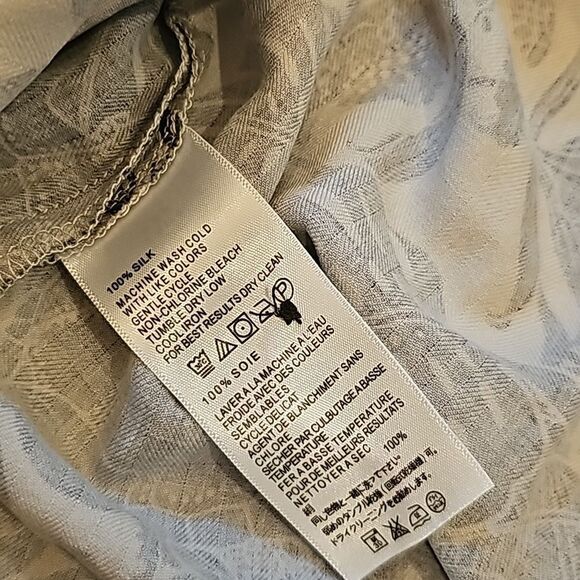 Tommy Bahama silk turtle Hawaiian shirt size L - Picture 8 of 11